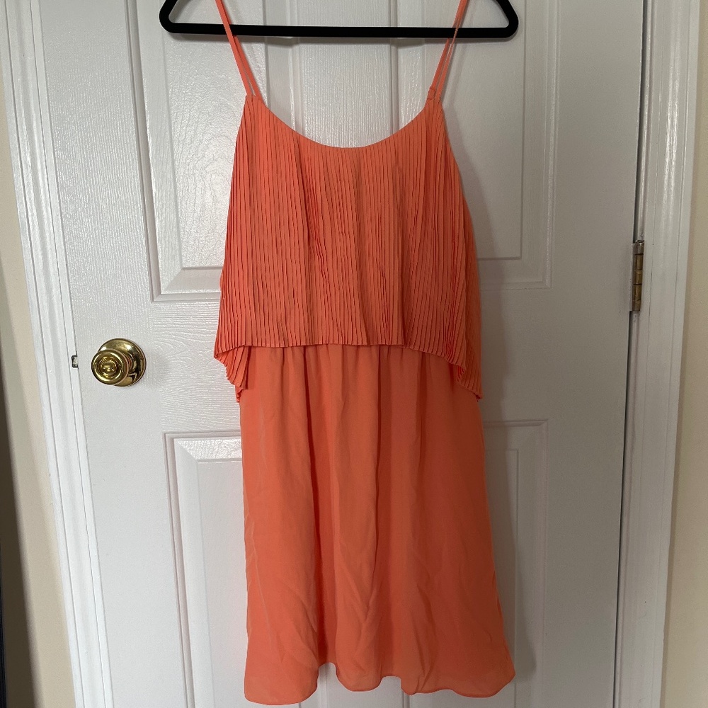 Coral dress